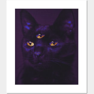 Trippy Cat Posters and Art